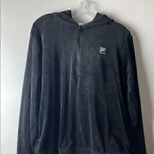 Unisex Black FILA hoodie sweater size Large
